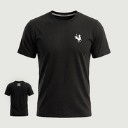 The Free Range Black Performance T-Shirt USA - Red Rooster Golf Inc.