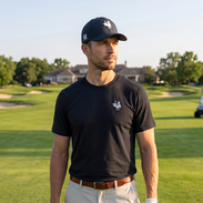 The Free Range Performance T-Shirt USA - Red Rooster Golf Inc.