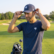The Free Range Performance T-Shirt USA - Red Rooster Golf Inc.