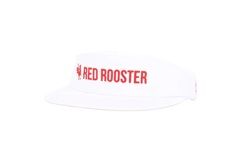 Visor - High Crown White Hats USA - Red Rooster Golf Inc.