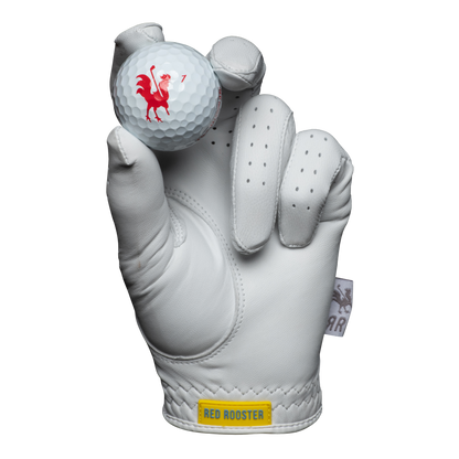 The Sunnyside golf glove holding golf ball