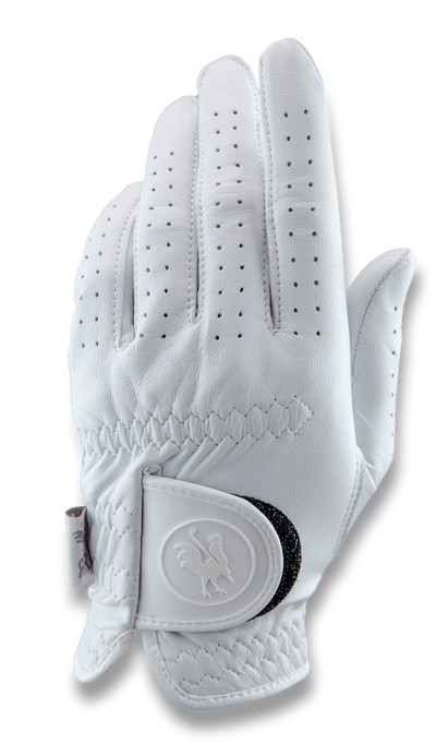 The Whiteout golf glove outer view