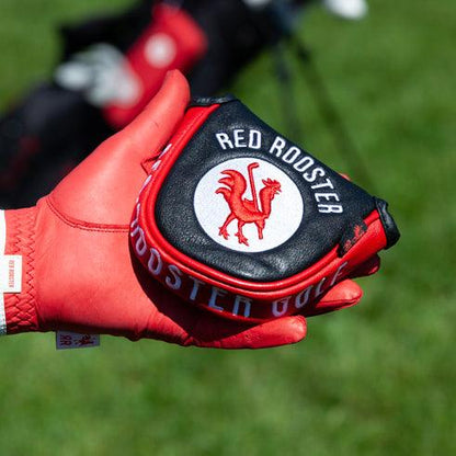 Mallet Putter - The Lair (Red) Golf Club Headcovers Red Rooster Golf Inc.