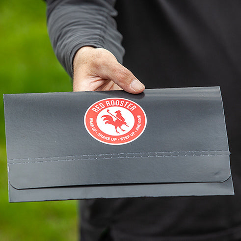 The Scots Silver golf glove in an envelope