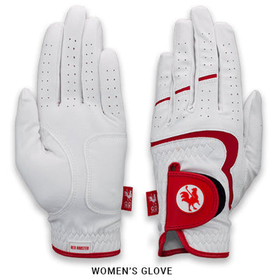 Women's Range Rooster golf glove both hand