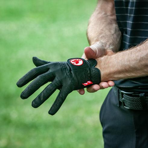 Buy The Saddle Black Golf Glove in USA | Red Rooster Golf